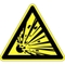 Symbol 301 dreieckig - "Explosionsgefährliche Stoffe"